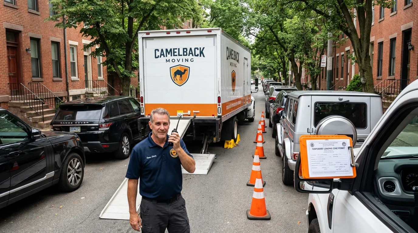 City street loading permit setup in Dracut, MA