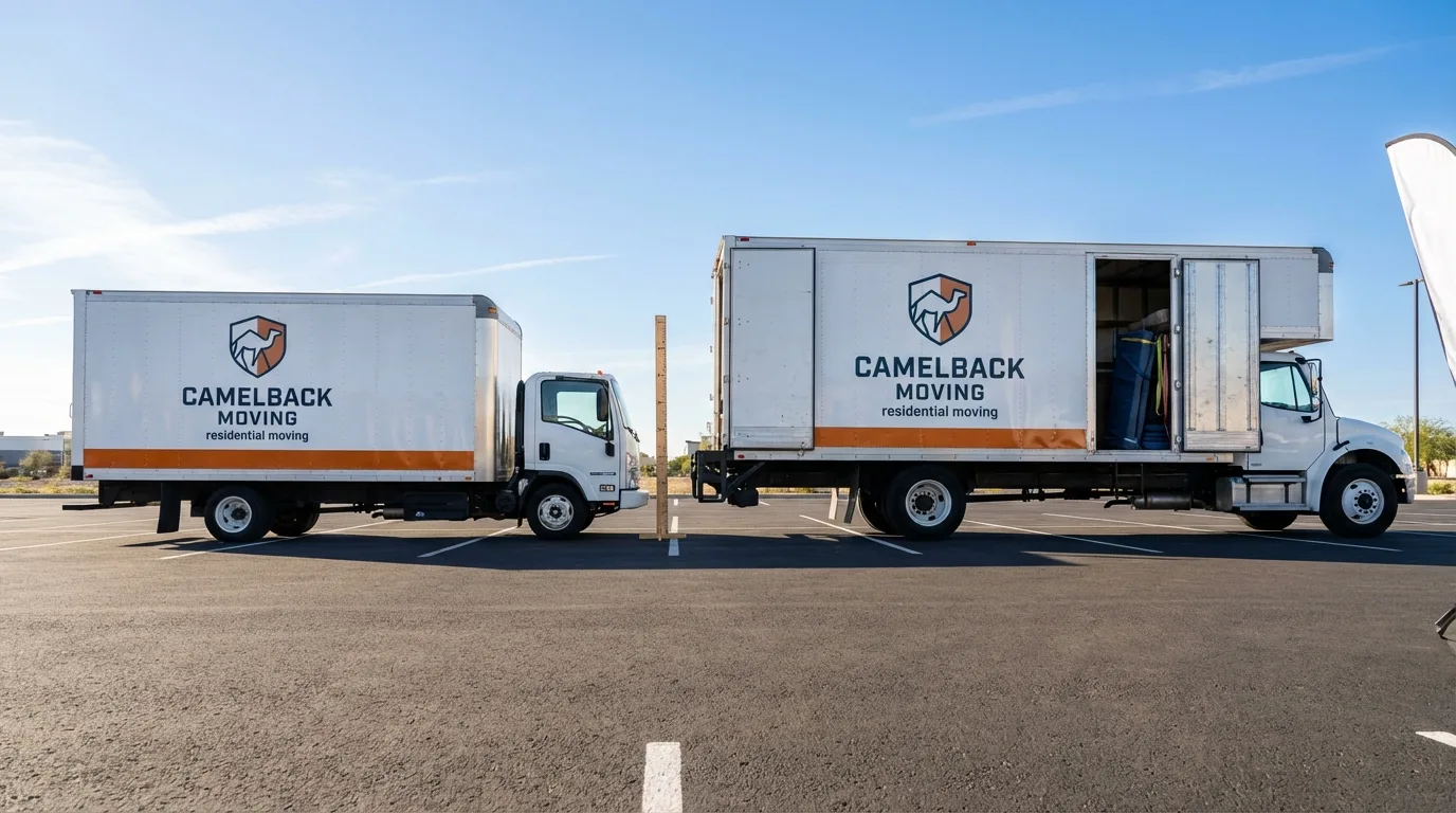 Moving truck size capacity guide in Dracut
